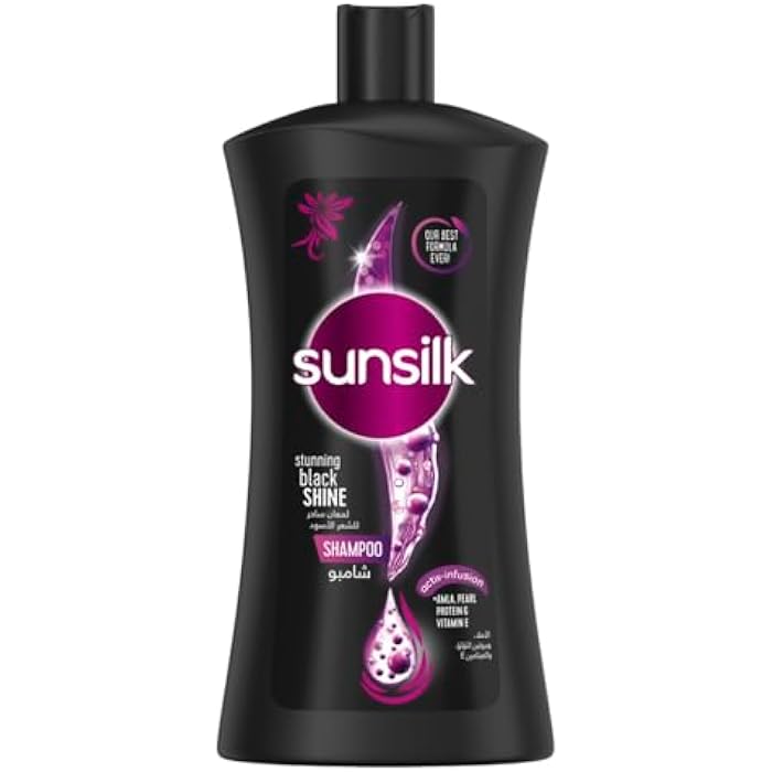 Sunsilk Shampoo Black Shine 1L - Image 1